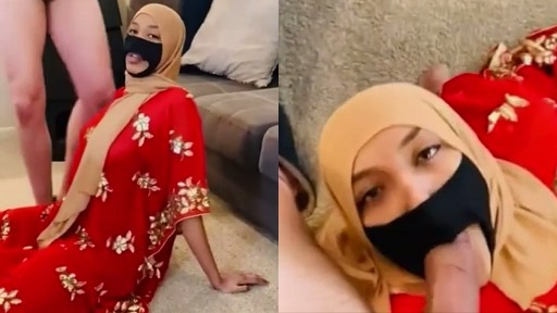 Amateur porn video leaks featuring Hijabibambi in clothes