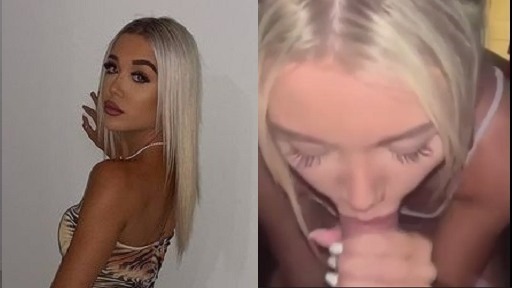 Blonde GF Gives Blowjob in Leaked Amateur Video