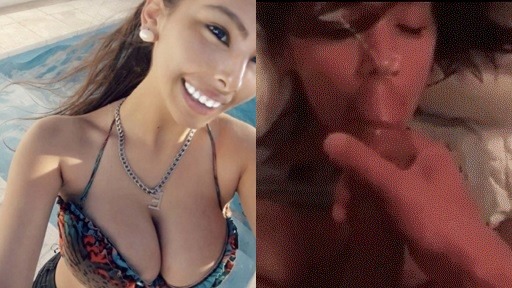 Busty Mexican Brunette on Snapchat Sex and Facial